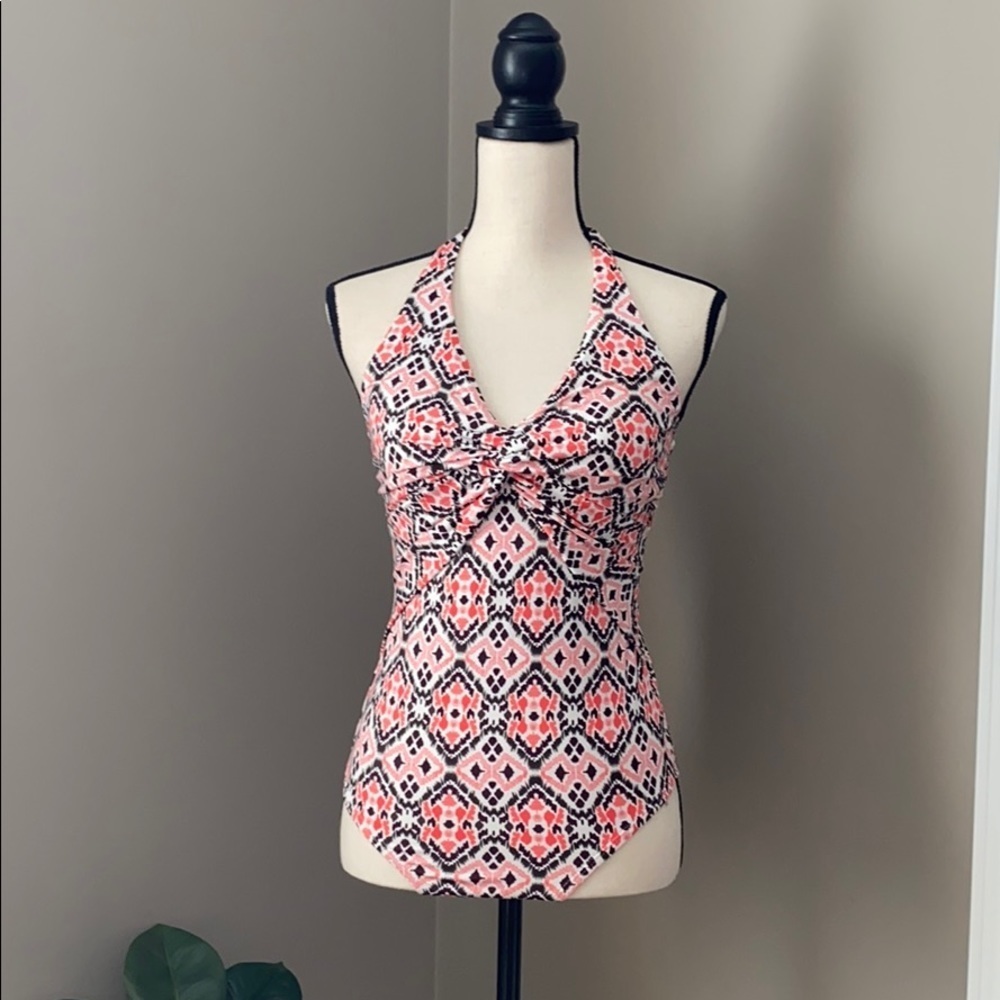 Merona Pink One Piece Swimsuit Small